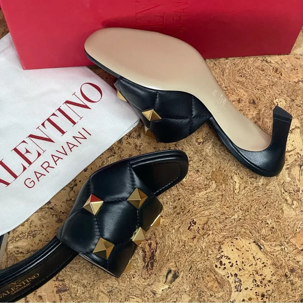 SOLD!!!!VALENTINO GARAVANI Slide Sandal EU 38.5 FREE AUTHENTIC - Picture 12 of 16